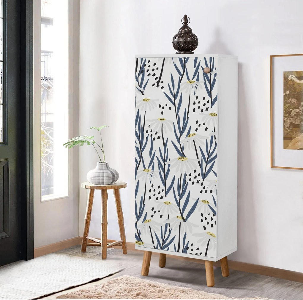 Sapateira Vegas – Branco – 50x135x38 cm