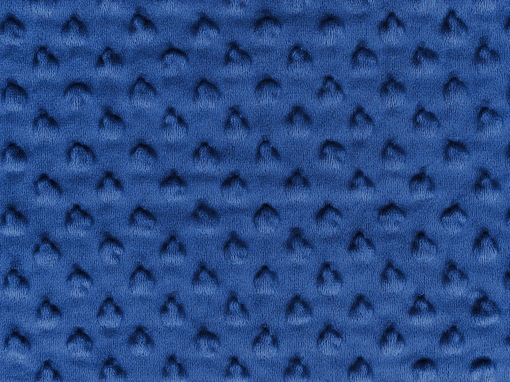 Capa de cobertor pesado em tecido azul marinho 120 x 180 cm CALLISTO Beliani