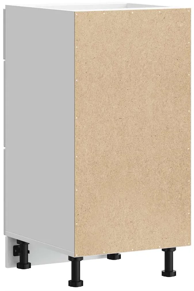 Armário base de cozinha Porto derivados de madeira branco