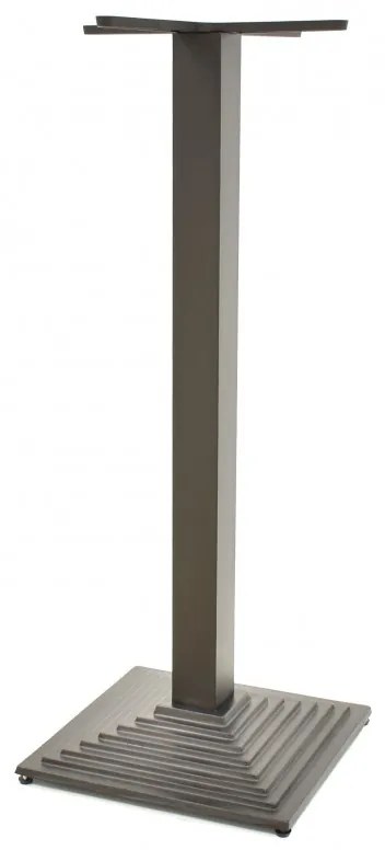 Pernas de Mesa Bar, Restaurante, Café, Esplanada Conjunto de 2 Bases de mesa ELBA, alta, preto, base de 44 x 44 cms, altura 110 cms