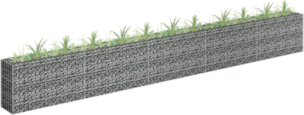 Gabião para plantas em aço galvanizado 450x30x60 cm