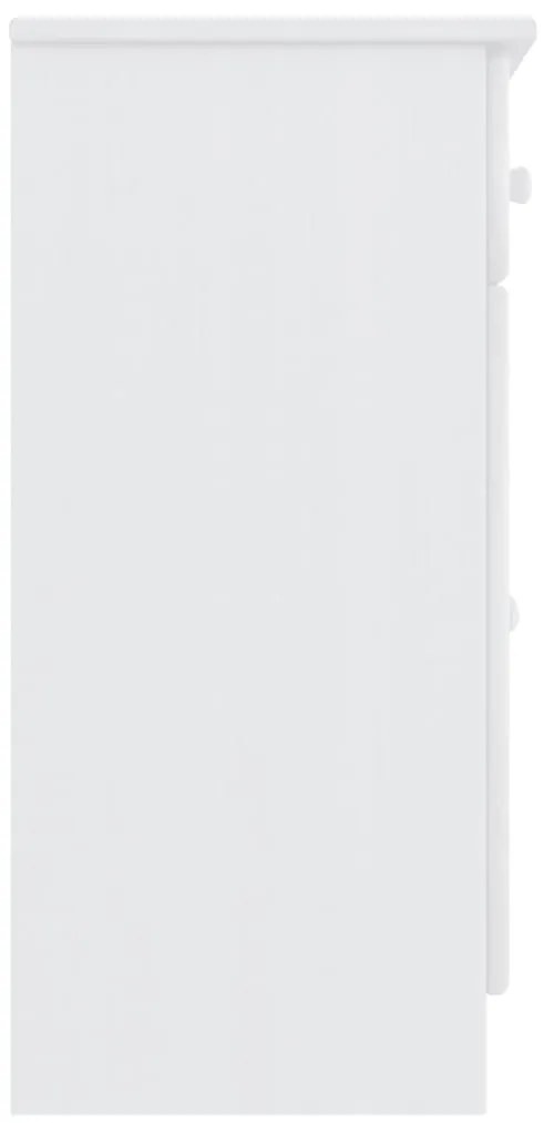 Aparador ALTA 77x35x73 cm madeira de pinho maciça branco