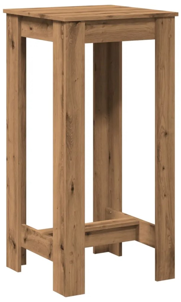 Mesa de bar 51x50x103,5 cm derivados madeira carvalho artisiano