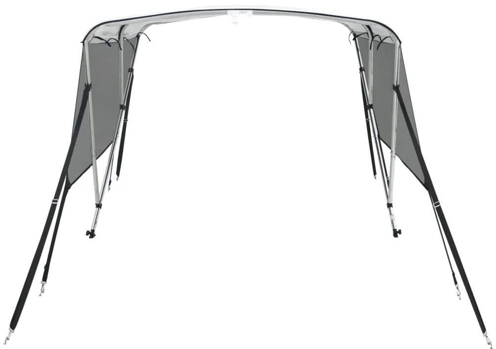 Toldo 3 arcos Bimini paredes malha laterais 183x(170-182)x137cm