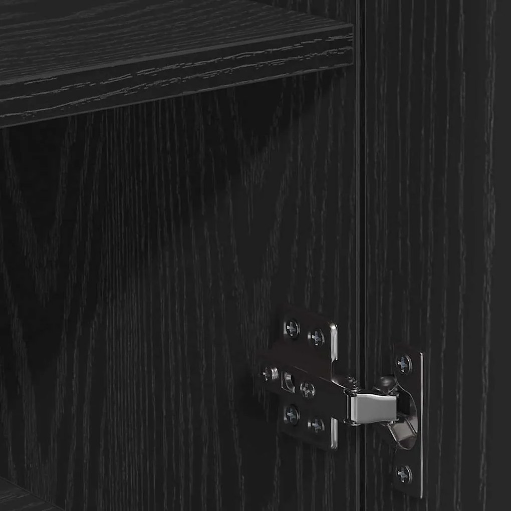 Buffet Carvalho preto 79 x 38 x 80 cm Madeira processada
