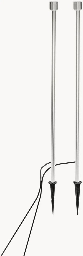 Candeeiros de jardim LED para exterior Monza, conjunto de 2