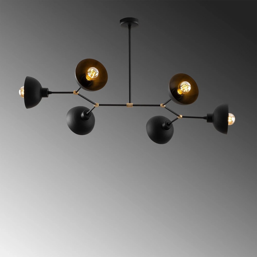 Candeeiro Dram – Preto – 102 x 52 cm