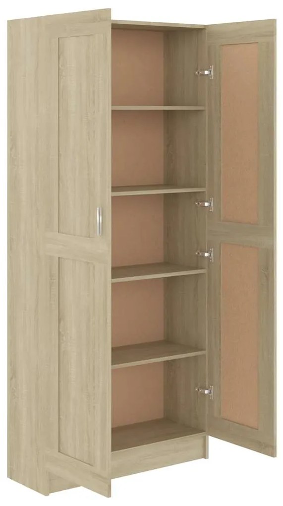 Estante 82,5x30,5x185,5 cm derivados de madeira carvalho sonoma