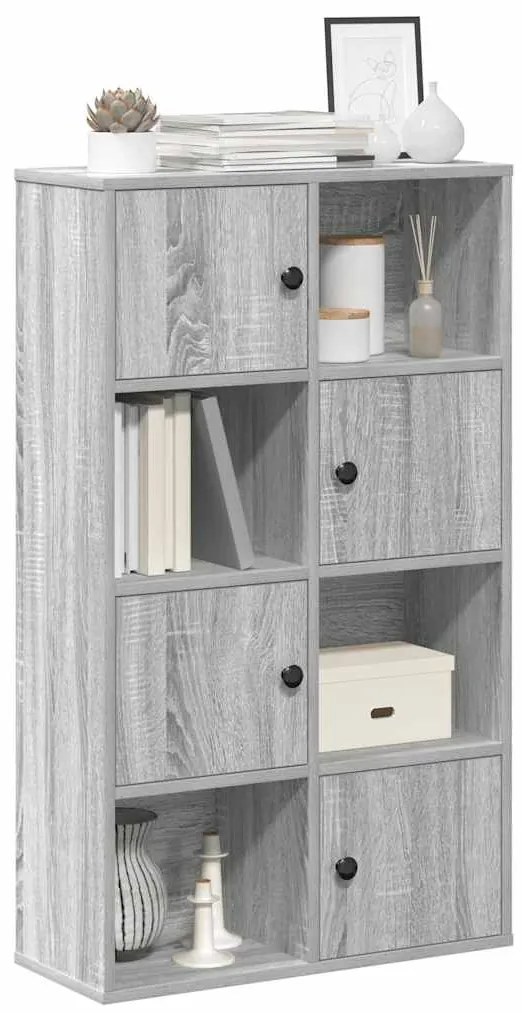 vidaXL Estante 60x24x101,5 cm derivados de madeira cinzento sonoma