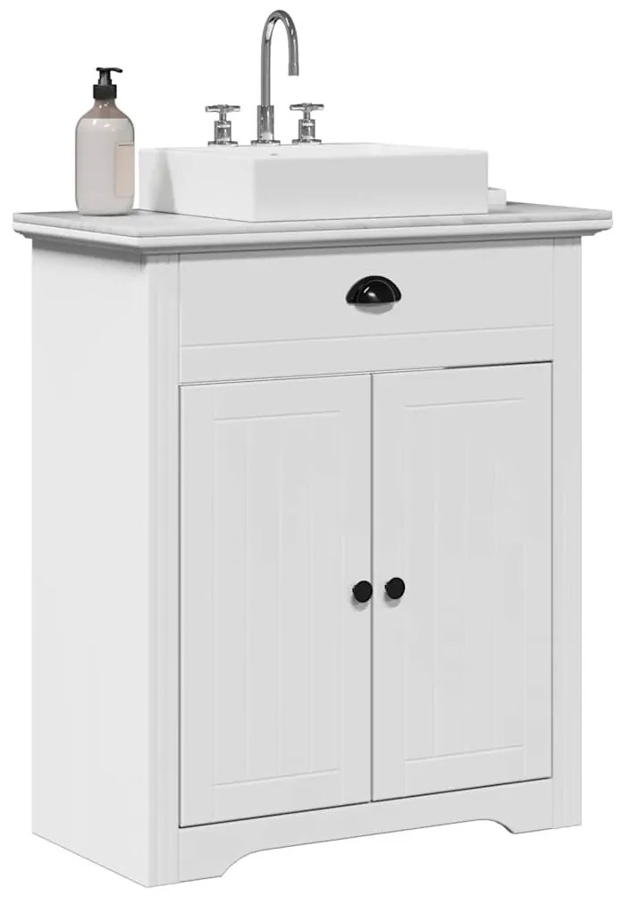 vidaXL Móvel pia do banheiro BODO branco 70x35x80 cm