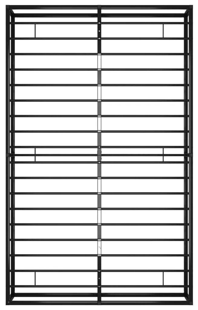 Estrutura de cama 120x200 cm metal preto