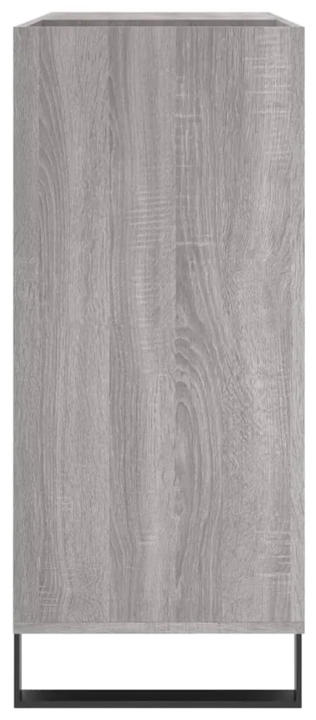 Armário p/ discos 84,5x38x89 cm derivados madeira cinza sonoma