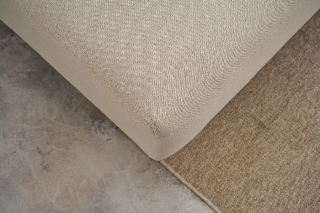 Sofá-Cama de Canto Mane – Creme – 246 x 85 x 160 cm