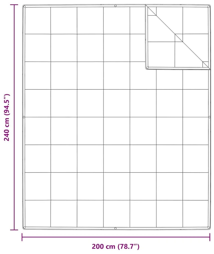 Colchas &amp; Duvets Branco 240 x 200 cm Penugem