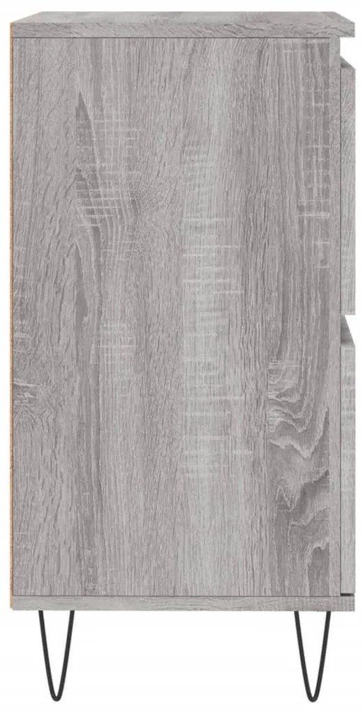 Aparador 60x35x70 cm derivados de madeira cinzento sonoma
