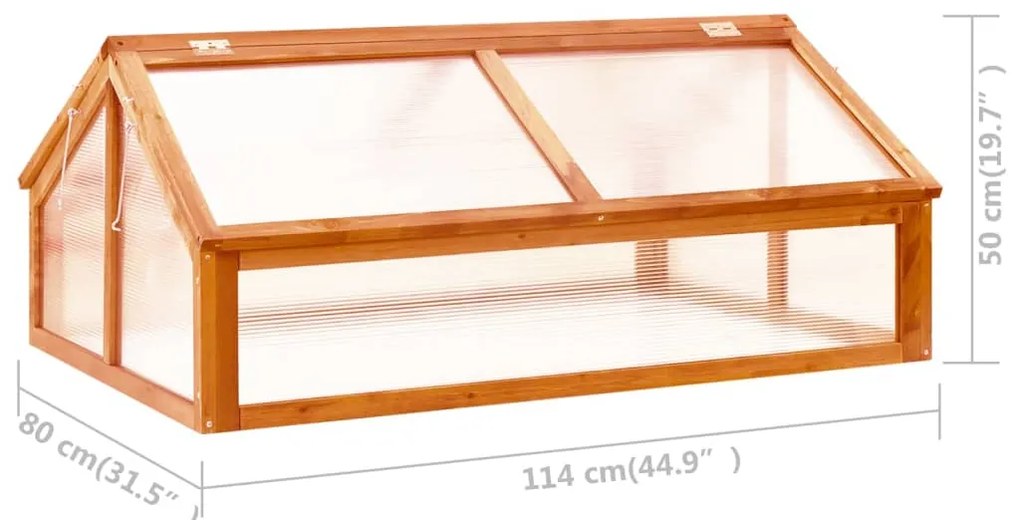 Estufa madeira de abeto maciça 114x80x50 cm castanho