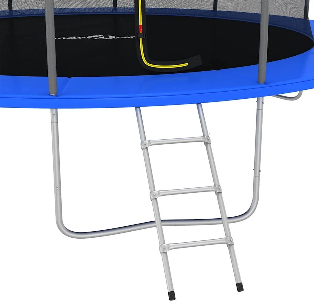 Conjunto de trampolim redondo 488x90 cm 150 kg