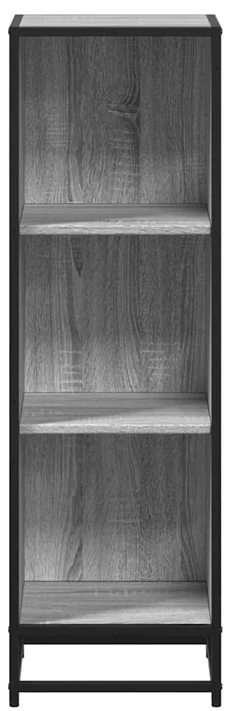 Estante 33,5x33x107,5 cm derivados de madeira cinzento sonoma