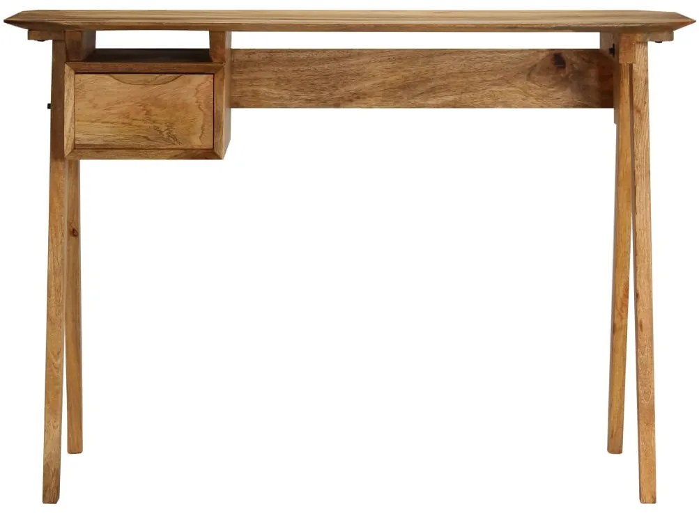 Secretária 110x50x76 cm madeira de mangueira maciça