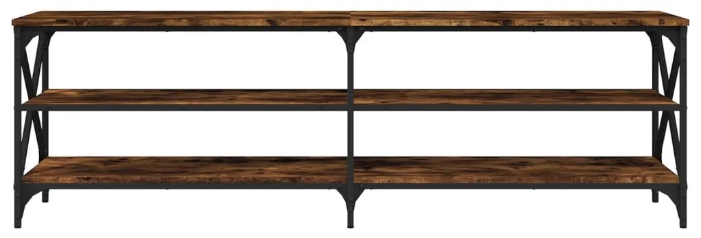 Móvel para TV 160x40x50 cm derivados de madeira carvalho fumado