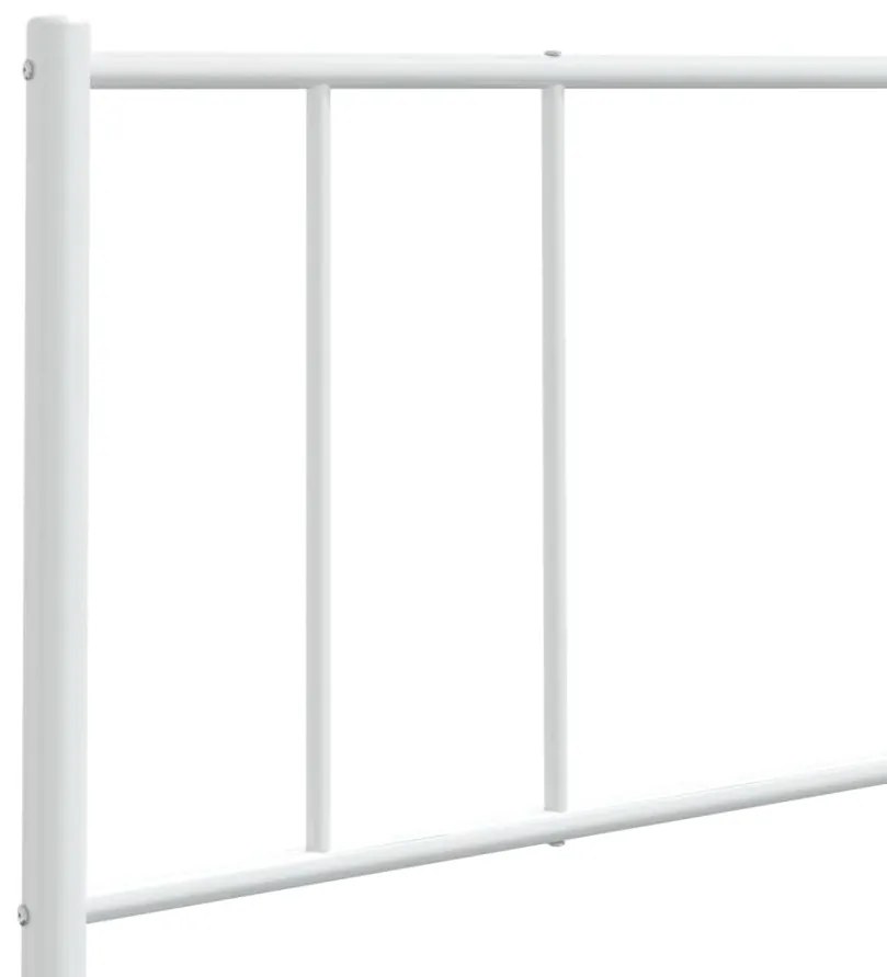 Cabeceira de cama 193 cm metal branco