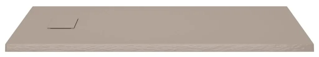 Base de chuveiro SMC 120x70 cm castanho