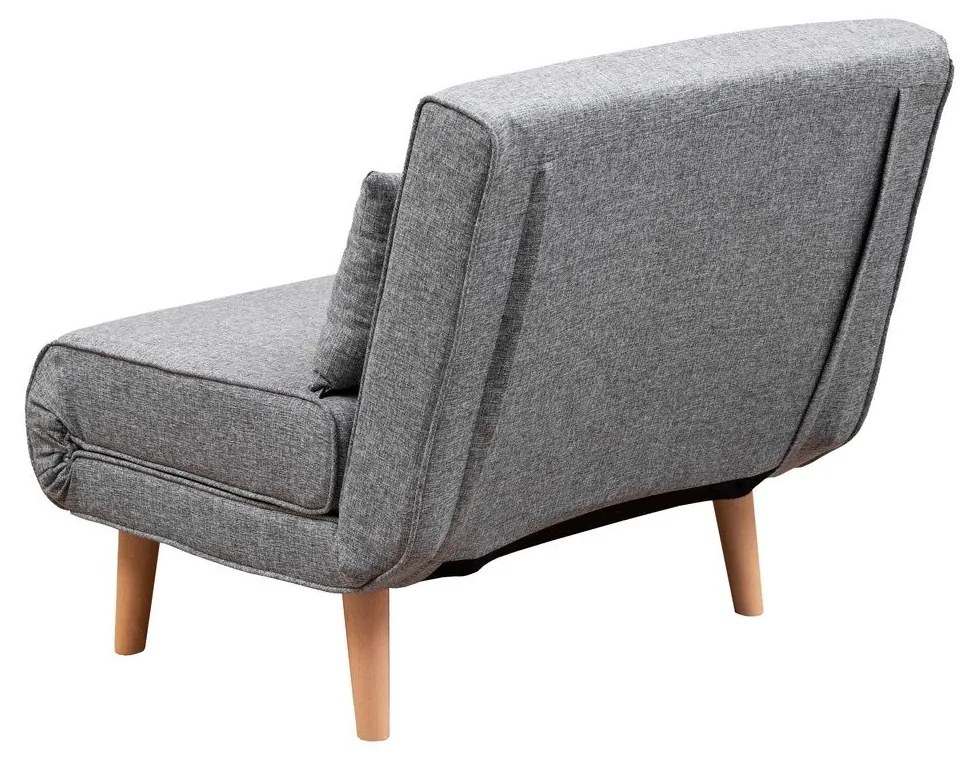 Sofá-Cama Folde – Cinzento Claro – 180 x 80 cm
