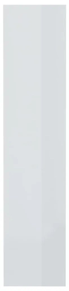 Estante/divisória derivados de madeira branco brilhante