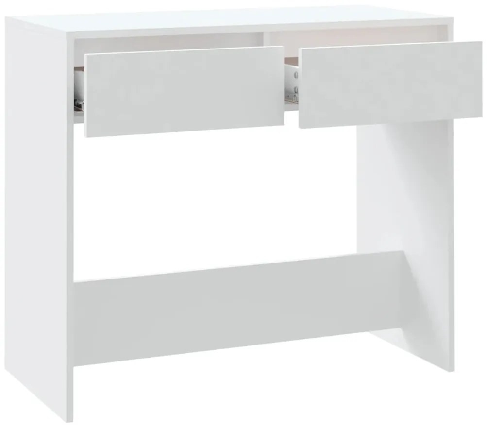 Mesa consola 89x41x76,5 cm derivados de madeira branco