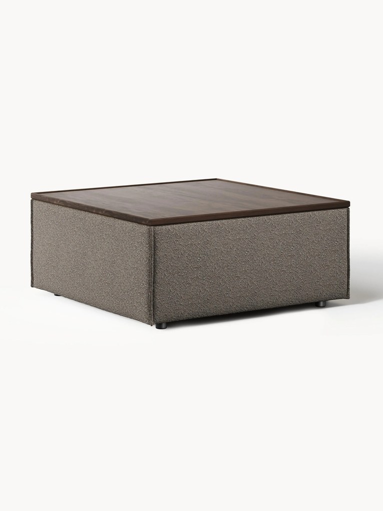 Bouclé Sofa Ottoman Lennon with Storage