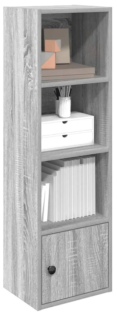 Estante 31x24x102 cm derivados de madeira cinzento sonoma