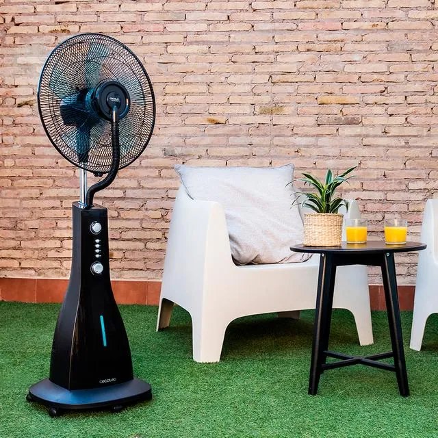 Ventoinha nebulizadora Cecotec EnergySilence 590 FreshEssence com temporizador. 90 W, 5 lâminas de 40 cm de diâmetro, oscilantes, 3 velocidades, tanqu