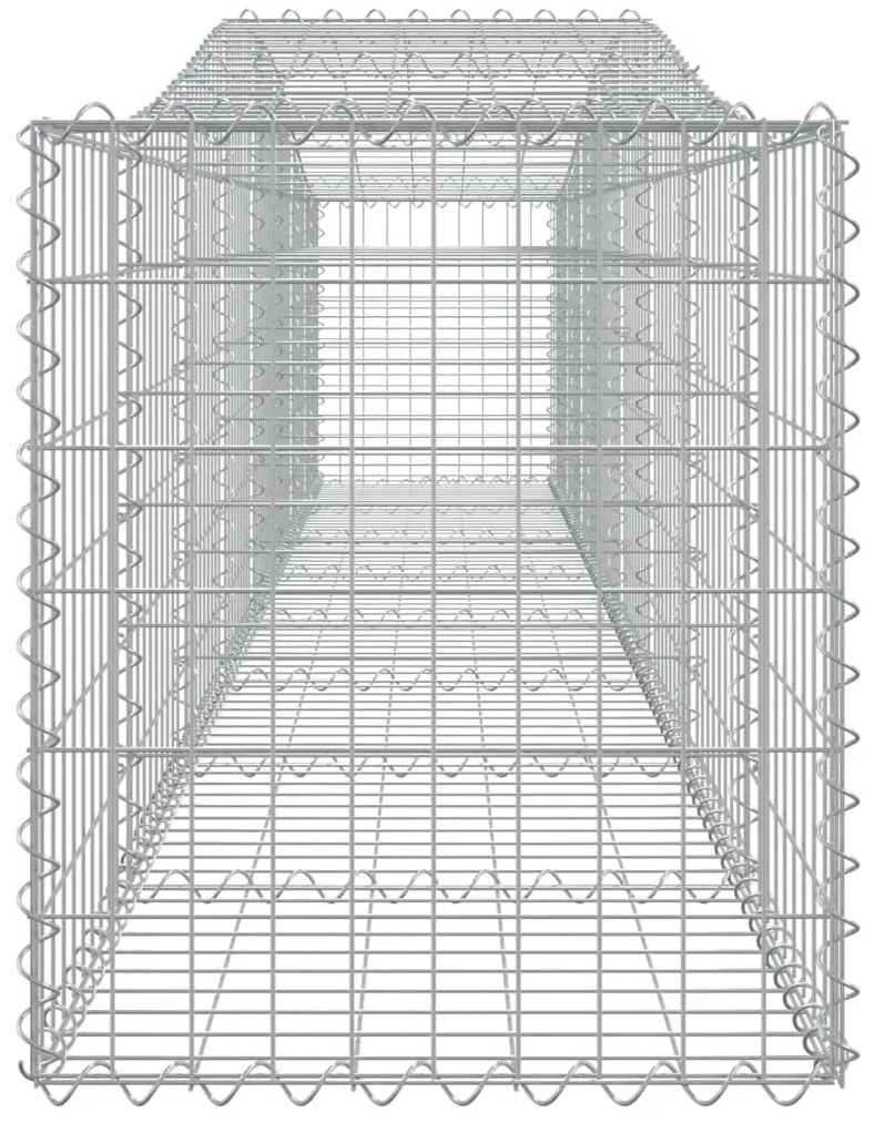 Cestos gabião arqueados 10pcs 400x50x60/80 cm ferro galvanizado