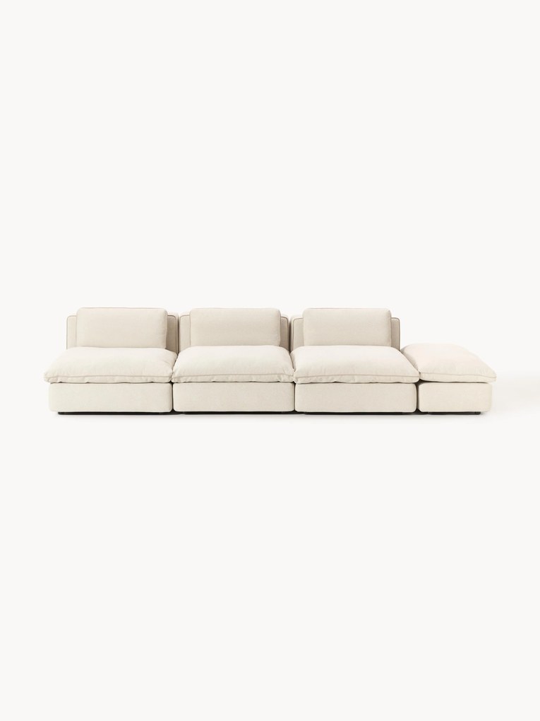 Sofá modular XL com pufe Felix (3 lugares)
