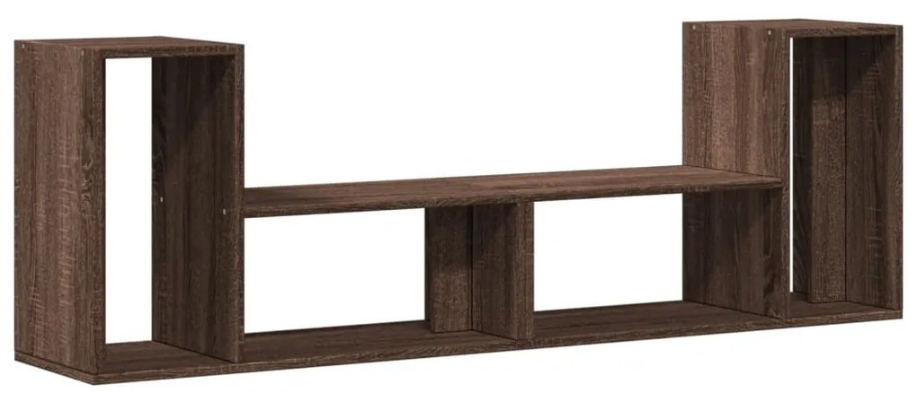 Móveis de TV 2 pcs 75x30x50 cm deriv. madeira carvalho castanho