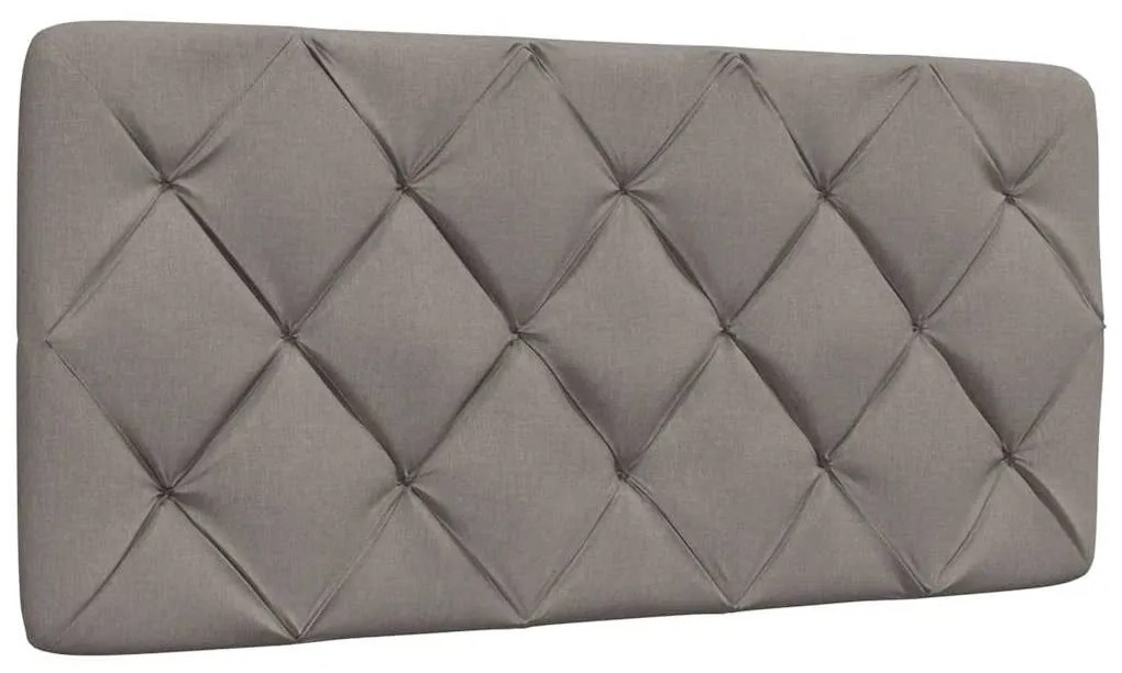 Estrutura cama sem colchão 100x200 cm tecido cinza-acastanhado