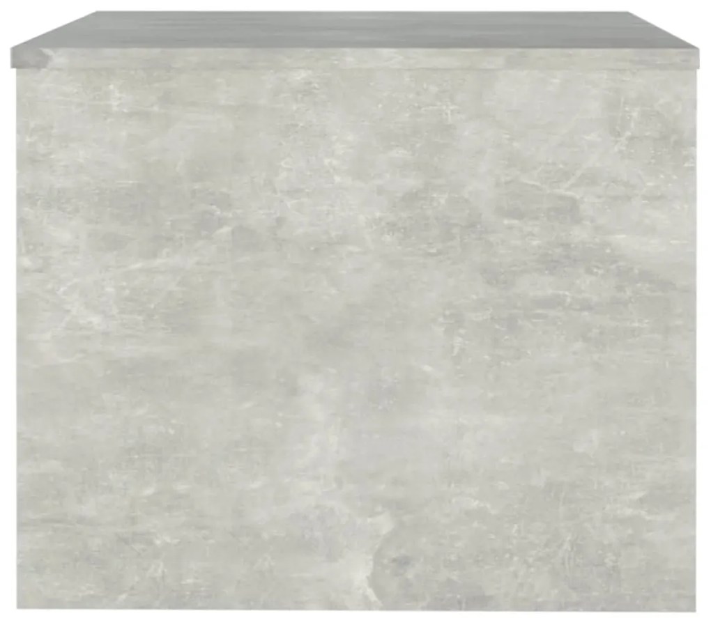 Mesa de centro 80x50x40cm derivados de madeira cinzento cimento