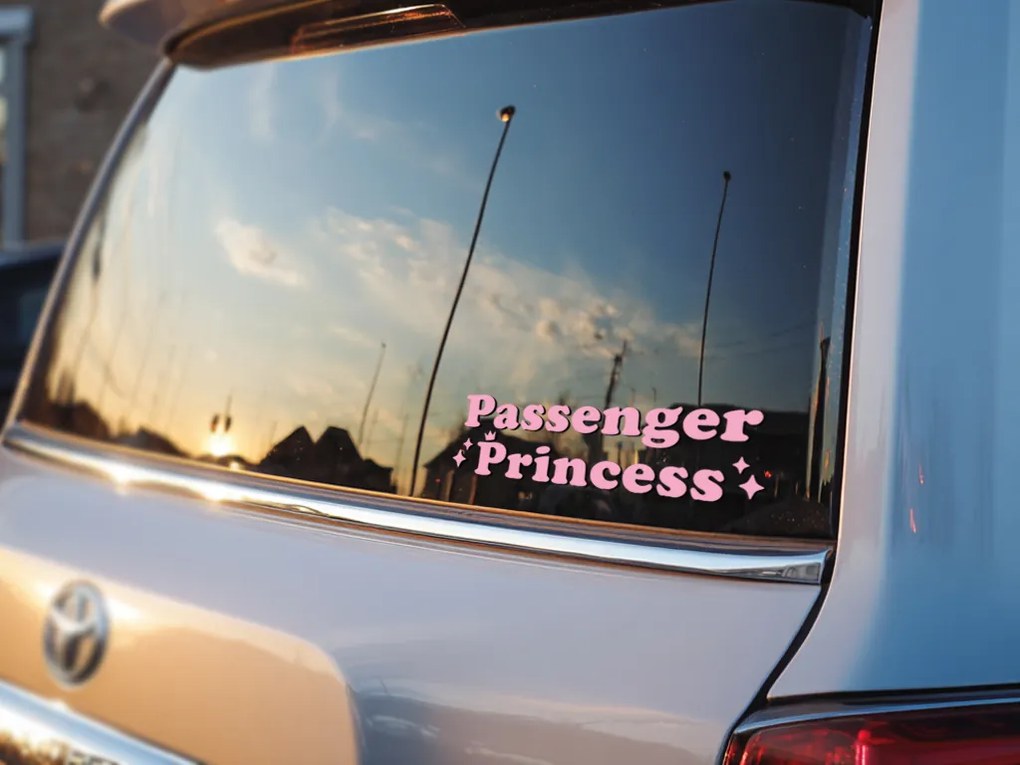 Autocolante para espelho S40 – Passenger princess