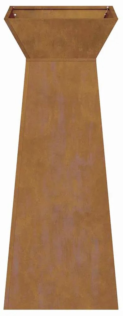 Suporte para Plantas Aço corten 40 x 40 x 101 cm