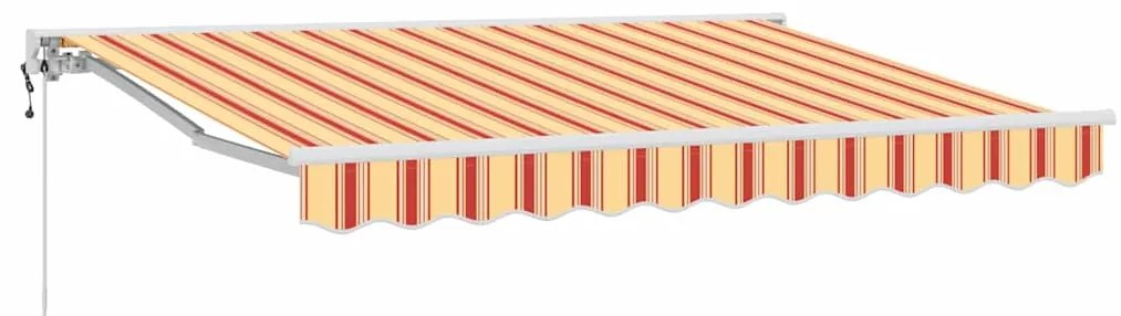 Toldo Retrátil Manual Azul Marinho 350x200 cm
