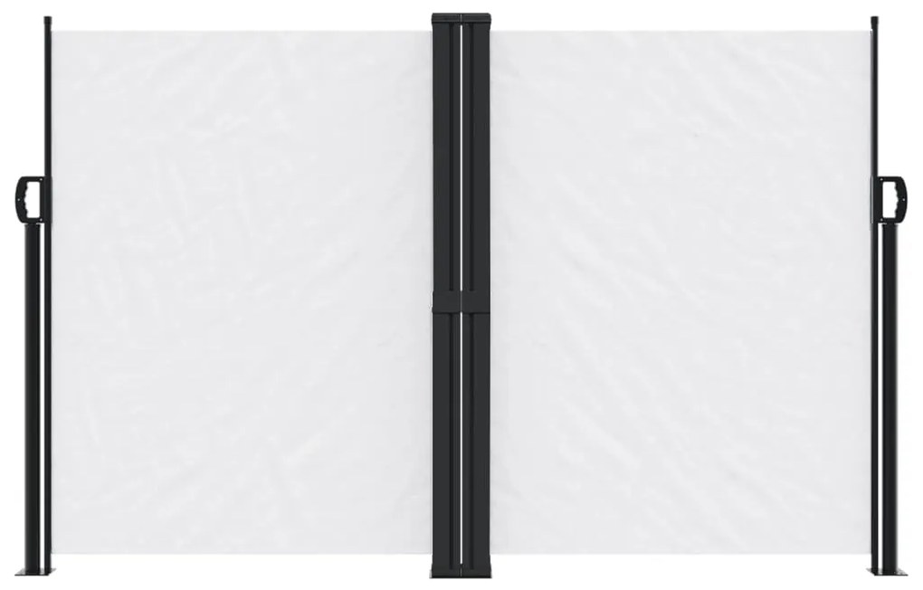 Toldo lateral retrátil 160x1200 cm branco