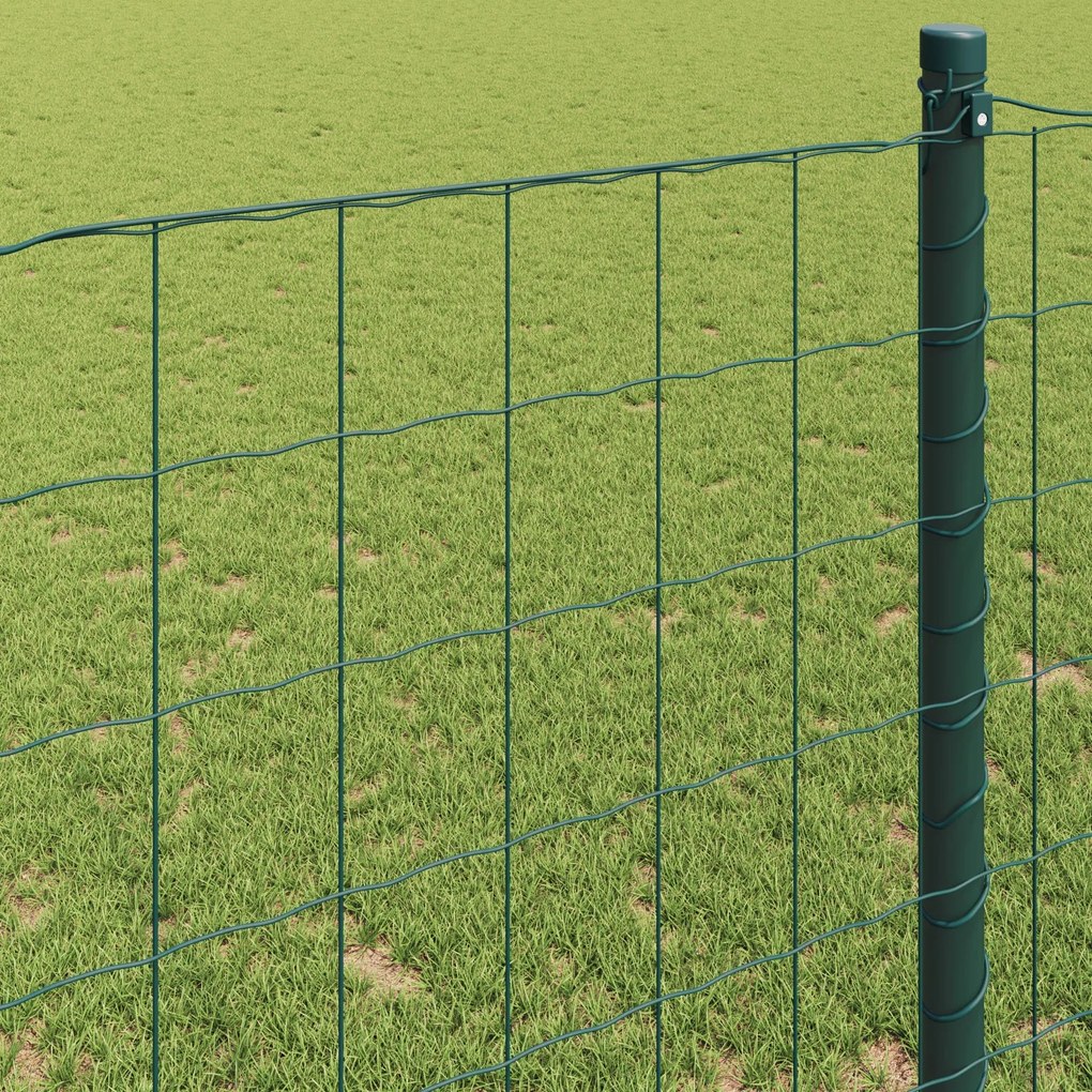 Cerca Euro Verde 0.6x50 m Aço