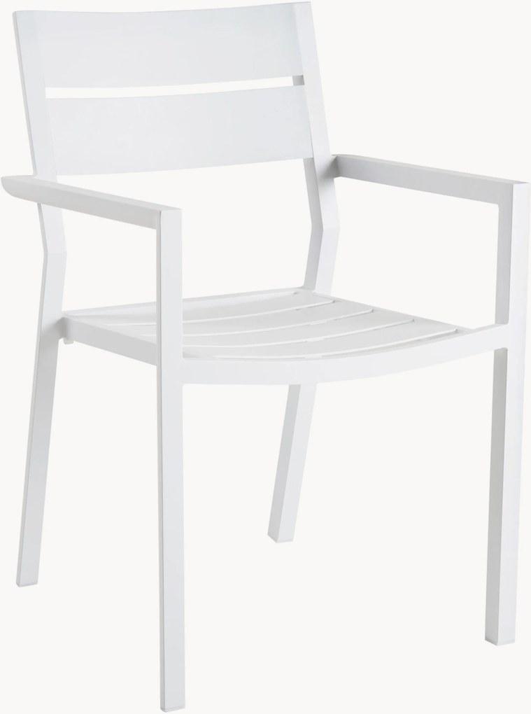 Cadeiras de jardim com braços Delia, conjunto de 2