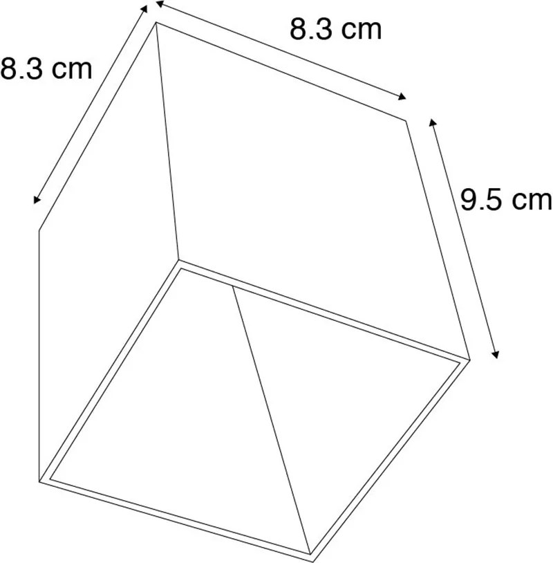 LED Foco Inteligente Preto Incl. WiFi GU10 - Qubo Moderno
