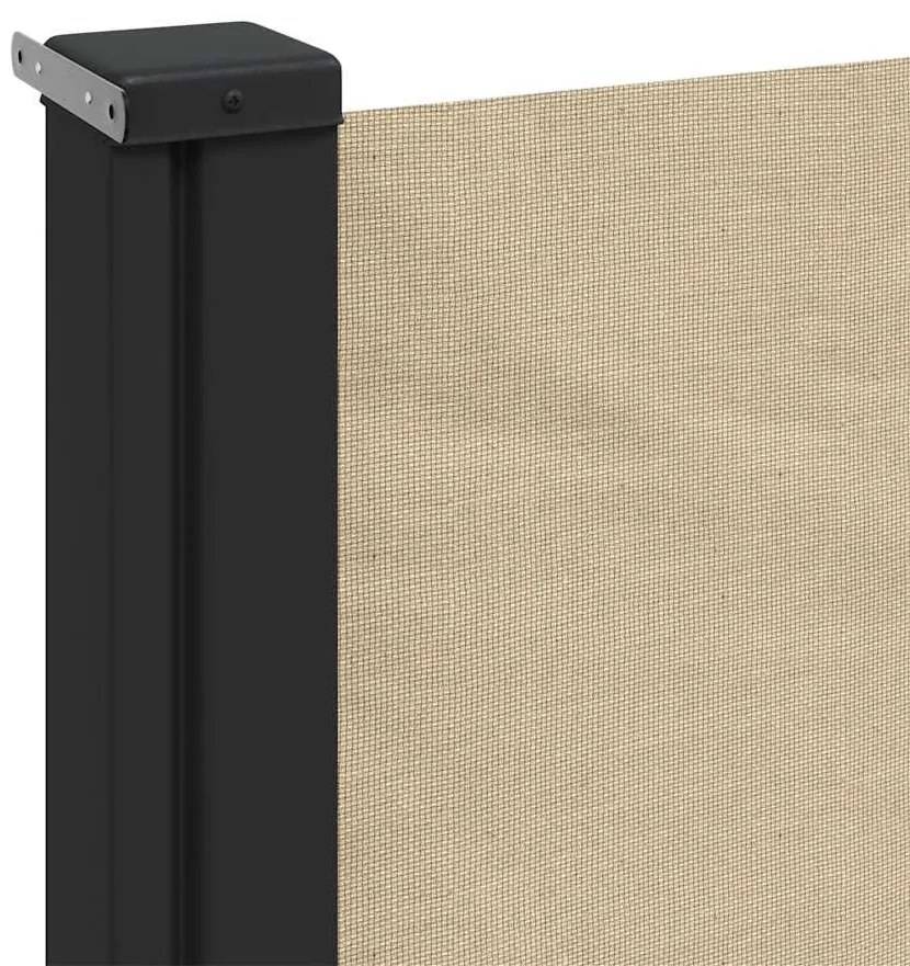 Toldo lateral retrátil 180x600 cm bege