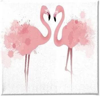 Quadros, telas Homemania  Pintura Flamingo, Animais, Multicor, 60x3x60cm