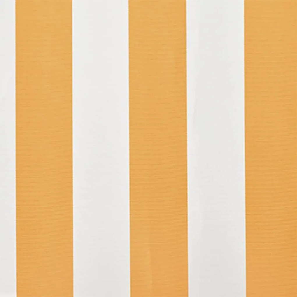 Lona toldo 4x3m (sem estrutura/caixa) amarelo girassol/branco