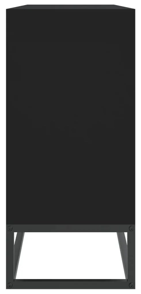 Aparador 105x30x65 cm derivados de madeira preto