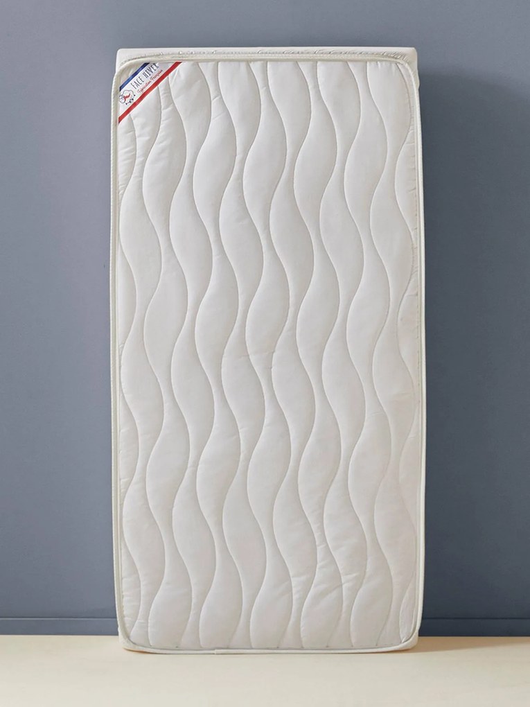 Colchão de espuma CERTIPUR® para bebé branco claro liso
