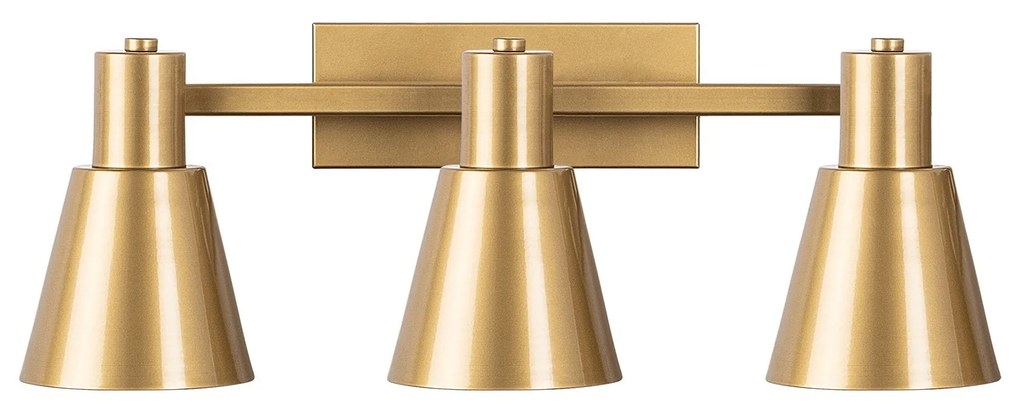 Aplique de Parede Funnel – Dourado – 60 x 21 x 21 cm